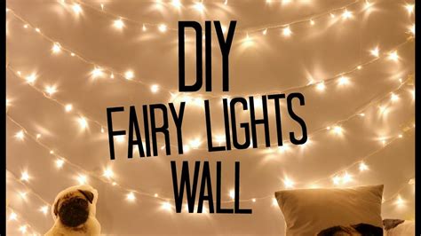 Remember to slide any necessary parts over the wiring and hanging chain. DIY Fairy Light Wall! | sophdoesnails - YouTube