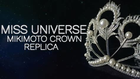 Miss Universe Mikomoto Crown Replica Close Up Youtube