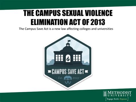 The Campus Sexual Violence Elimination Act Of 2013