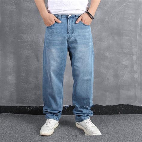 They are a staple for every woman's wardrobe. 2021 Men Blue Baggy Jeans Hip Hop Designer Brand ...