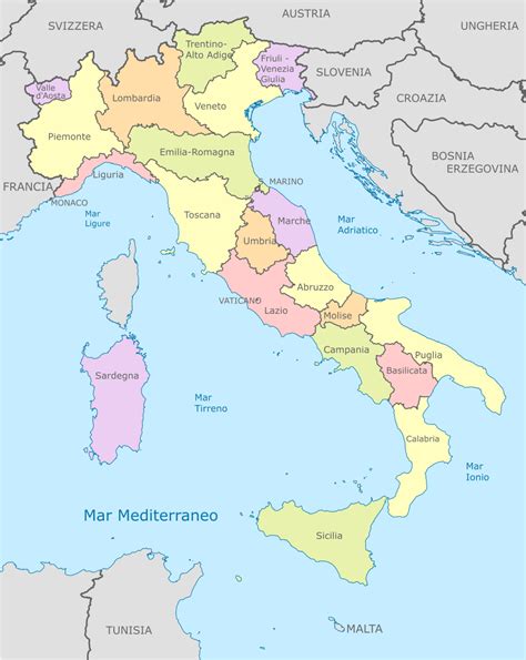 Cartina Italia Preromana