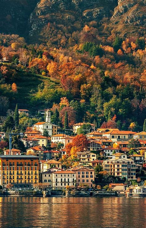 Lake Como In Autumn Italy Italy Vacation Vacation Spots Italy Travel