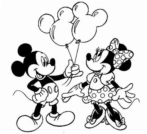 Gambar Mewarna Mickey Mouse Download Belajar Menggambar Dan Mewarnai