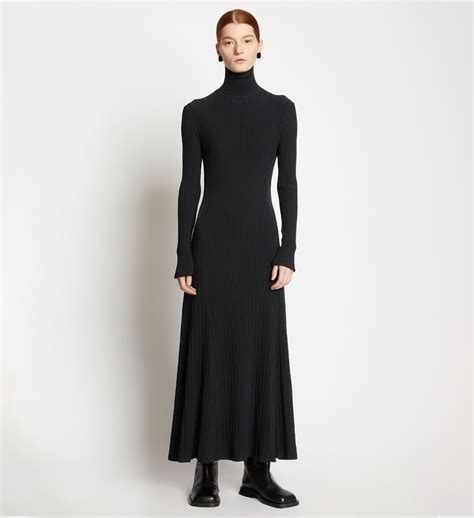 Knit Dress In Black Proenza Schouler