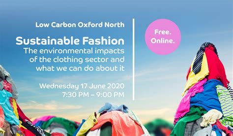 sustainable fashion webinar summary and key messages low carbon oxford north