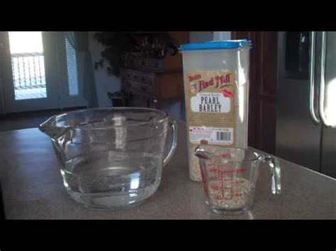 Homemade bread is great, but it can also be too crumbly. Baking Whole Barley Bread, Video 1- Cooking the Barley ...