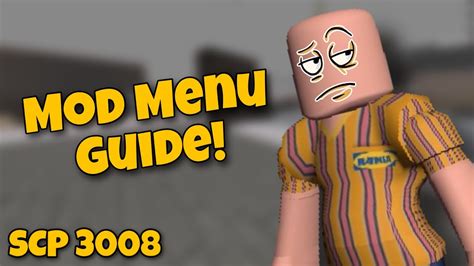 Outdated Roblox Scp 3008 Mod Menu Guide Youtube