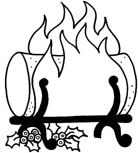 Coloring book Yule log Santa Claus Christmas - Big Log Cliparts png