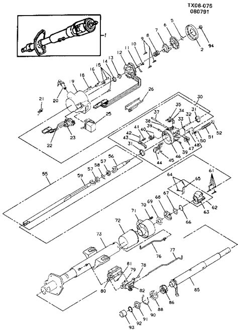 Gm Tilt Steering Column Diagram