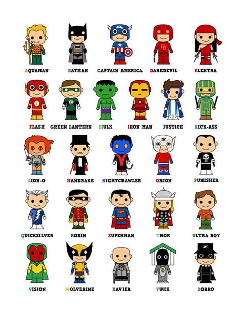 Superhero Alphabet On Behance Superhero Alphabet Alphabet Poster