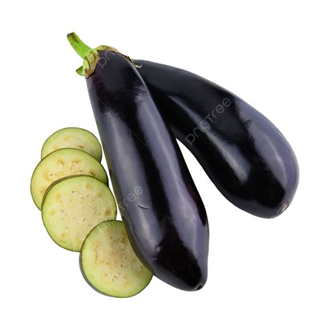 Eggplant Purple Sliced Vegetables Eggplant Purple Long Eggplant Png