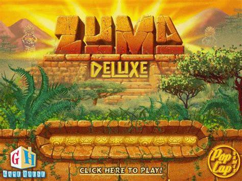 Fire magical balls from the stone frog idol to make color matches, then collect coins and powerups to clear the path. Zuma Deluxe Download (2003 Puzzle Game)