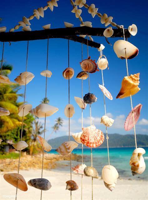 Find out more about setia tropika. Download premium photo of Sea shell chime at a tropical ...