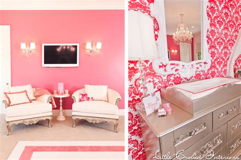Pink Damask Nursery Interiors By Color