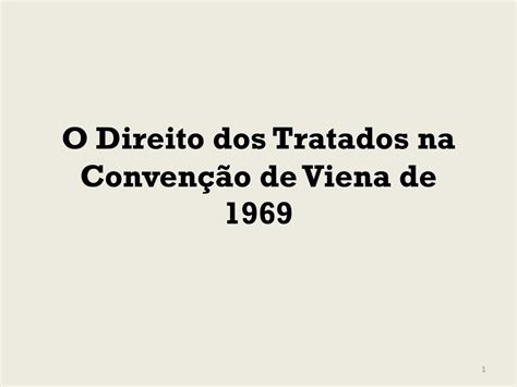 Convenção De Viena 1969