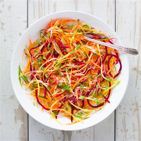 Rainbow Ribbon Veggie Salad Soupaddict
