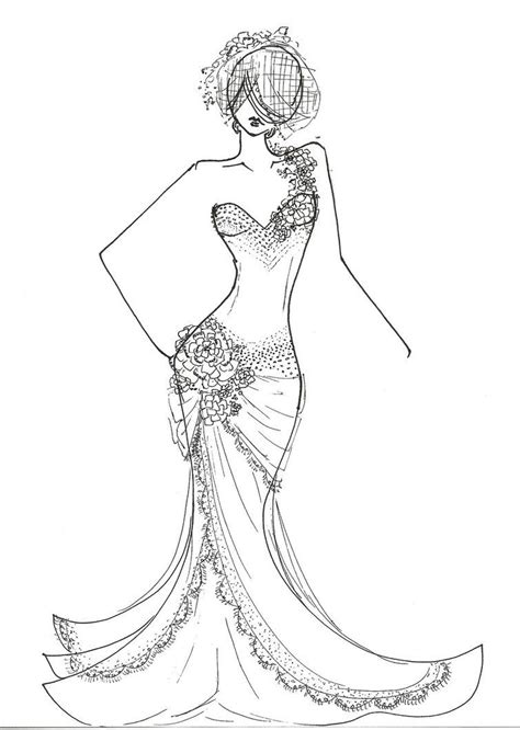 Fashion design model coloring pages. Fashion design colouring pages | Coloring pages for girls ...