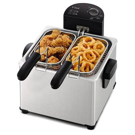 T Fal T Fal Double Basket Deep Fryer In The Deep Fryers Department At