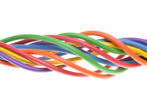 Bunch Of Colorful Electrical Cables Stock Photo Download Image Now