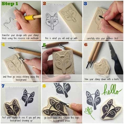 Make custom postcards online with moo and add a personal touch to everything you send. Make your own rubber stamps | Hand carved stamps, Stamp ...