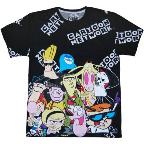 Cartoon Network All Over Print T Shirt Ebay