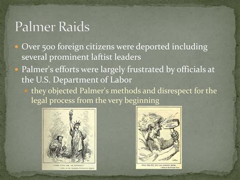 Ppt The Red Scare And Palmer Raids Powerpoint Presentation Free