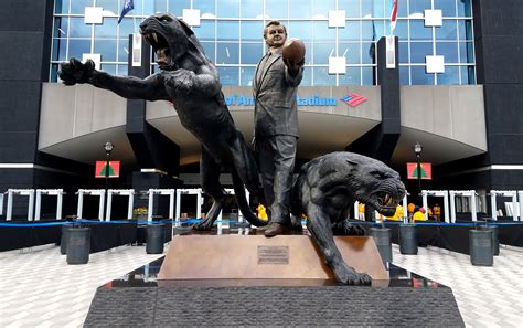 Carolina Panthers Removing Controversial Statue Of Franchise Founder