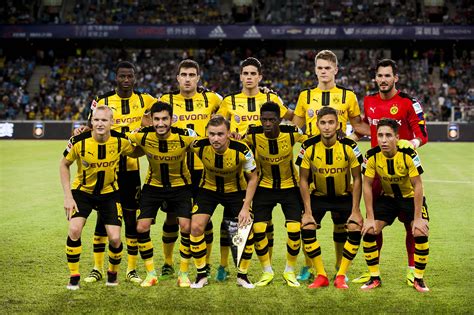 This page displays a detailed overview of the club's current squad. Borussia Dortmund Players on International Duty