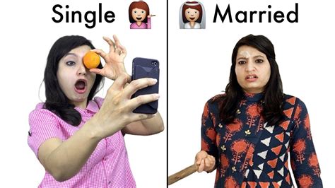 Single Vs Married Youtube