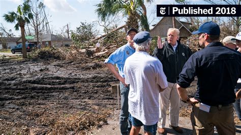 Trump Inspects Damage In Florida From Another Deadly Storm The New