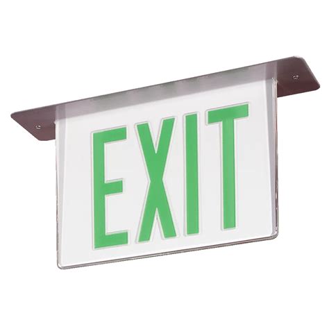 45v Series Edge Lit Led Exit Sign Exit Signs Chloride Signify