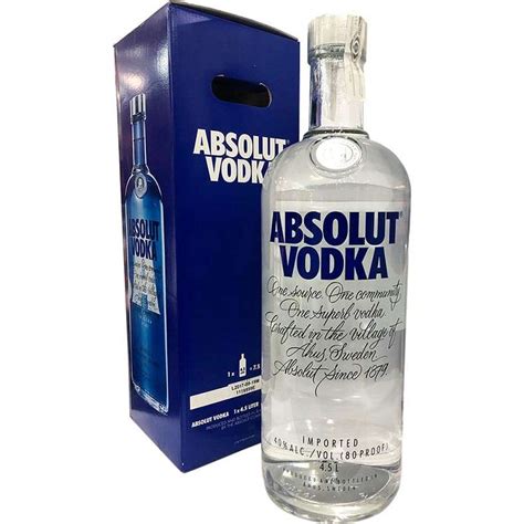 Comprar Botellones Absolut Vodka 45 Litros Online Envío Gratis