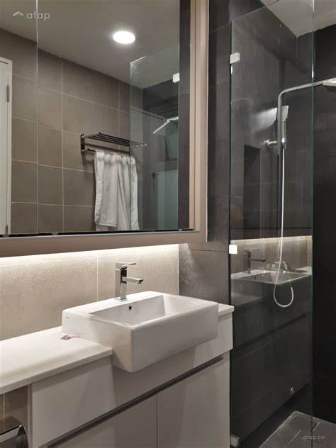 Contemporary Bathroom Condominium Design Ideas And Photos Malaysia Atap