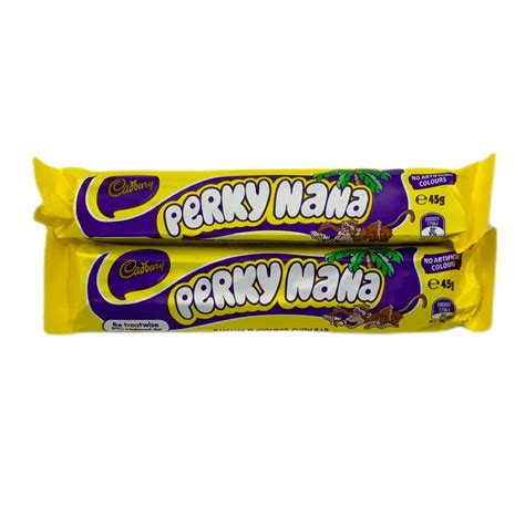 Cadbury Mighty Perky Nana Chocolate Bar 45g Pack Of 2