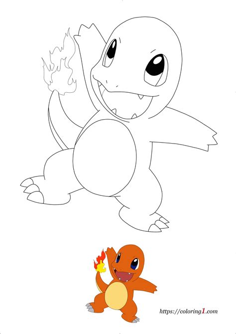 Pokemon Charmander Coloring Pages Free Coloring Sheets Pokemon Coloring Pages