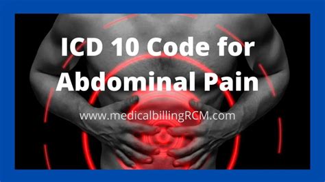 Abdominal Pain Icd 10 R109 2023