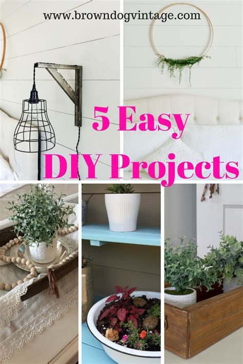 5 Easy Diy Projects That Can Be Done In One Day Diy Projects Diy