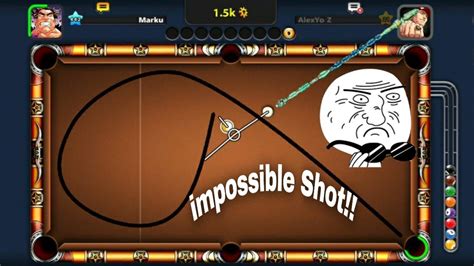 8 ball pool how to bank shot ? 8 Ball Pool Trick Shot impossible shots - YouTube