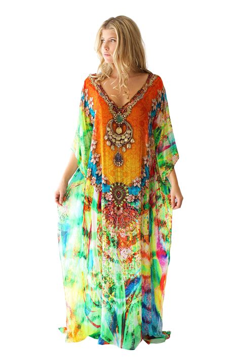 Kaftan Beach Kaftan Womens Dress Plus Size Clothing Bohemian Summer Dress T For Her