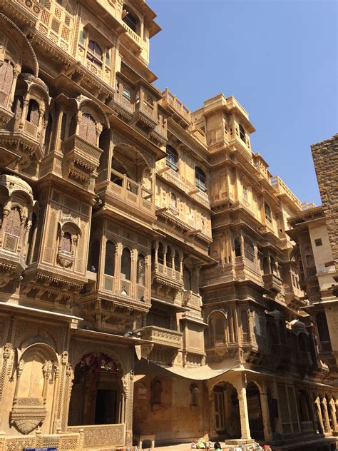 A Wonderful Haveli In Jaisalmer Rajasthan India India Architecture
