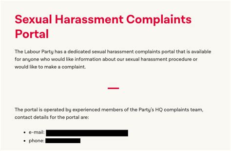 Labours Sexual Harassment Complaints Hotline Is Now Being Run By