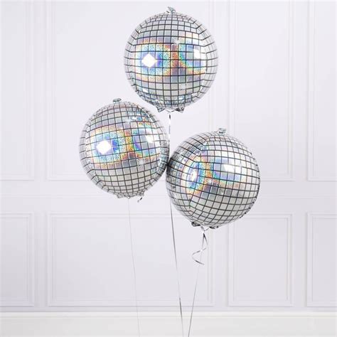 Disco Ball Party Disco Ball Balloon Pk Of 3 By Fabfunctionsbykelly On