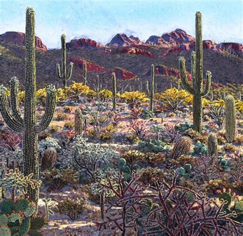 Tucson Cactus2005 Oil On Canvas 150 X 150cm Private Collection Lucy