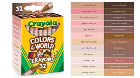 Crayola Unveils New Packs Of Crayons To Reflect Worlds Skin Tones