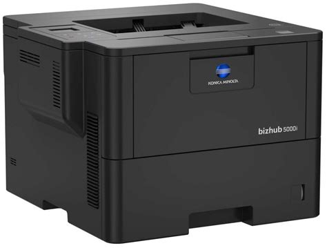 The print device is very suitable assistive device functioned as your business because it claimed to have a fast print speed, print quality, and economical. Konica Minolta Bizhub 5000i Printer - CopyFaxes