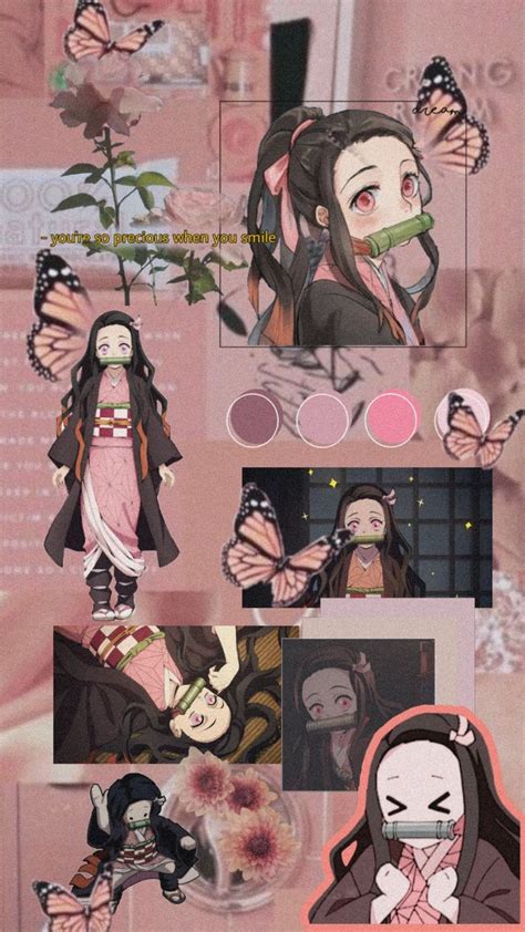 Nezuko Wallpaper Nezuko Lockscreen Cute Anime Wallpaper Pink Images