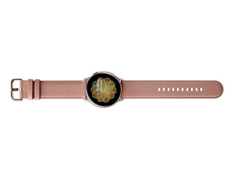 Samsung Galaxy Watch Active 2 40mm Stainless Steel Gold At Mighty