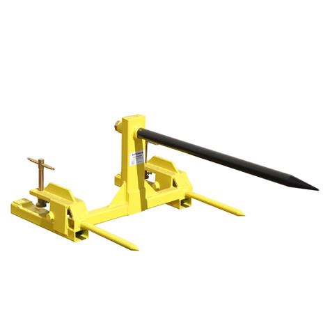 Clamp On Hay Spear Attachment Single Spear 2 Stabilizers
