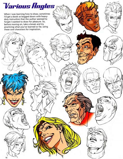 Learn How Draw Head Tilts And Turns Comic Book Drawing Comic Book