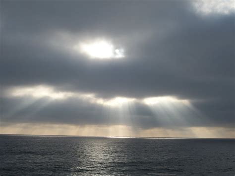 Beautiful Sun Rays Over The Ocean Photo Picture Perfect Pictures